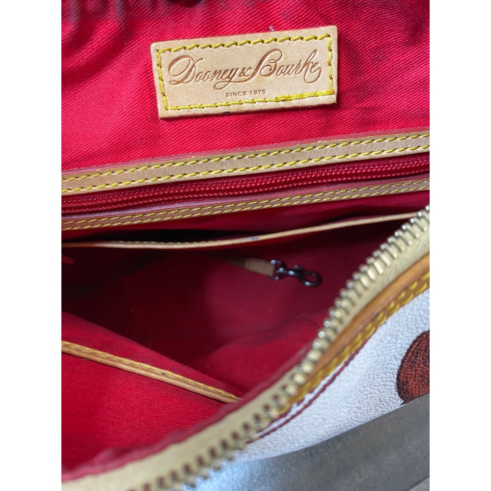 Dooney & Bourke Major League Baseball Washington Nationals Satchel Bag *detail - Picture 11 of 12
